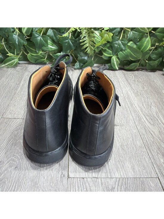 Magnanni Mid Top MACK  Black Leather Sneakers 19389 Men\'s Size 9.5 M main image 4